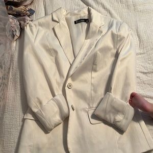 White blazer